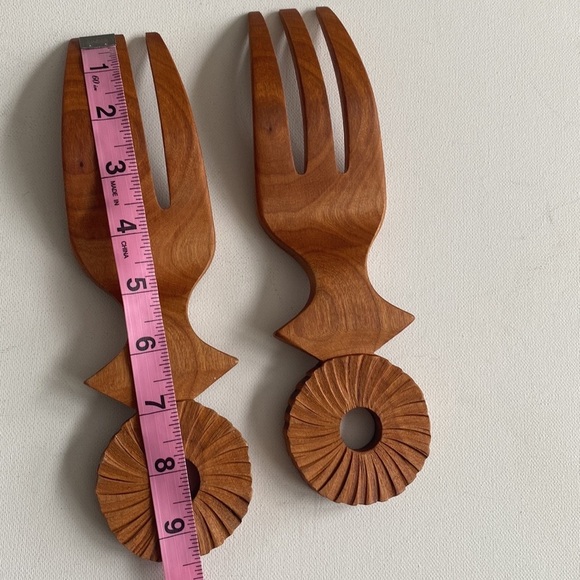 Bamboo salad forks - Picture 2 of 6